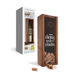 Wine Cork Keepsake Box