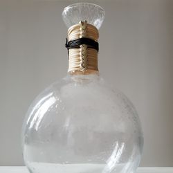 Crofton Rattan wrapped Glass Pitcher 