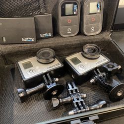 Two GoPro Hero 3 Cameras And Accessories 