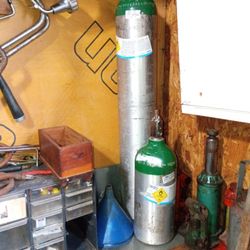 All Sorts Of Stuff Medical Air Tanks To Backpack Leaf Blowers Scrap Steel 