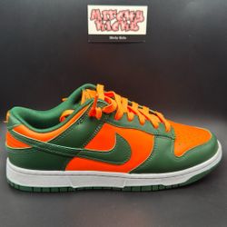 Nike Dunk Low Retro Miami Hurricanes Sz. 9.5