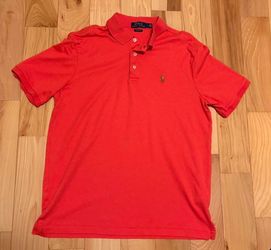 Ralph Lauren Red/Orange Polo Classic Fit Shirt Size M #preppy #classic