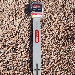 NEW OREGON 20 INCH CHAINSAW BAR WITH E70 CHAIN