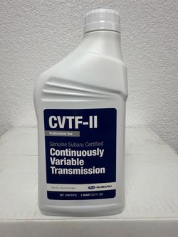 Genuine Subaru CVTF-II CVT Transmission Fluid – 1 Quart OEM