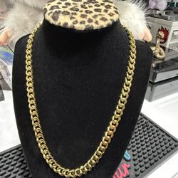 20 Inch Gold Plated Necklace Chain 