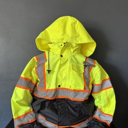 Hi-Vis Heavy Duty Work Jacket – Premium