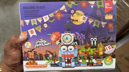 Happy Halloween Building Block Set