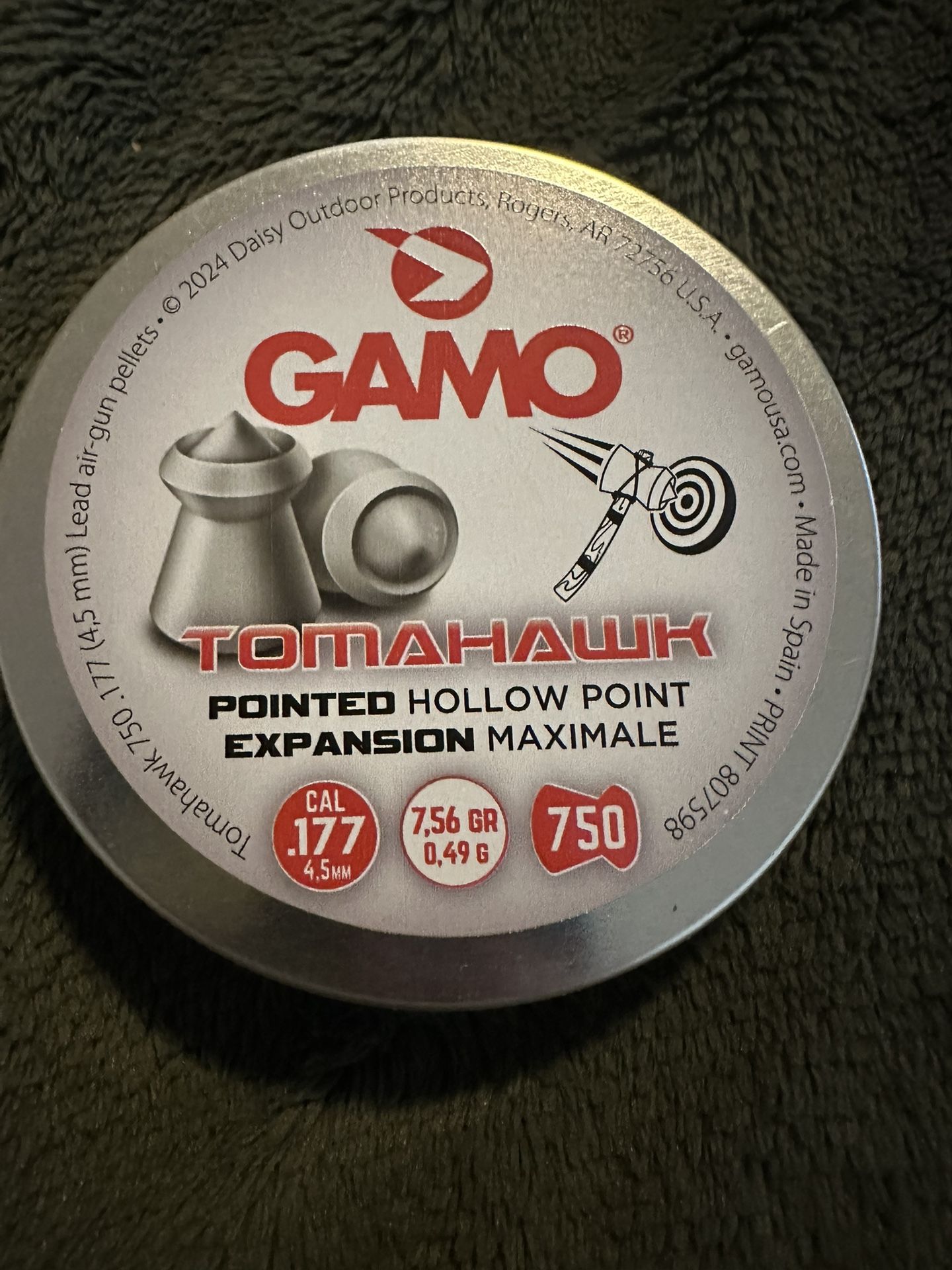Gamo Tomahawk .177 Pellets
