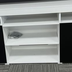 68" Lenexa LED TV Console White/Black