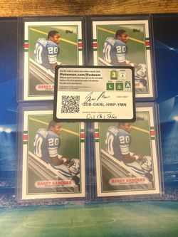 Barry Sanders Rookie Cards