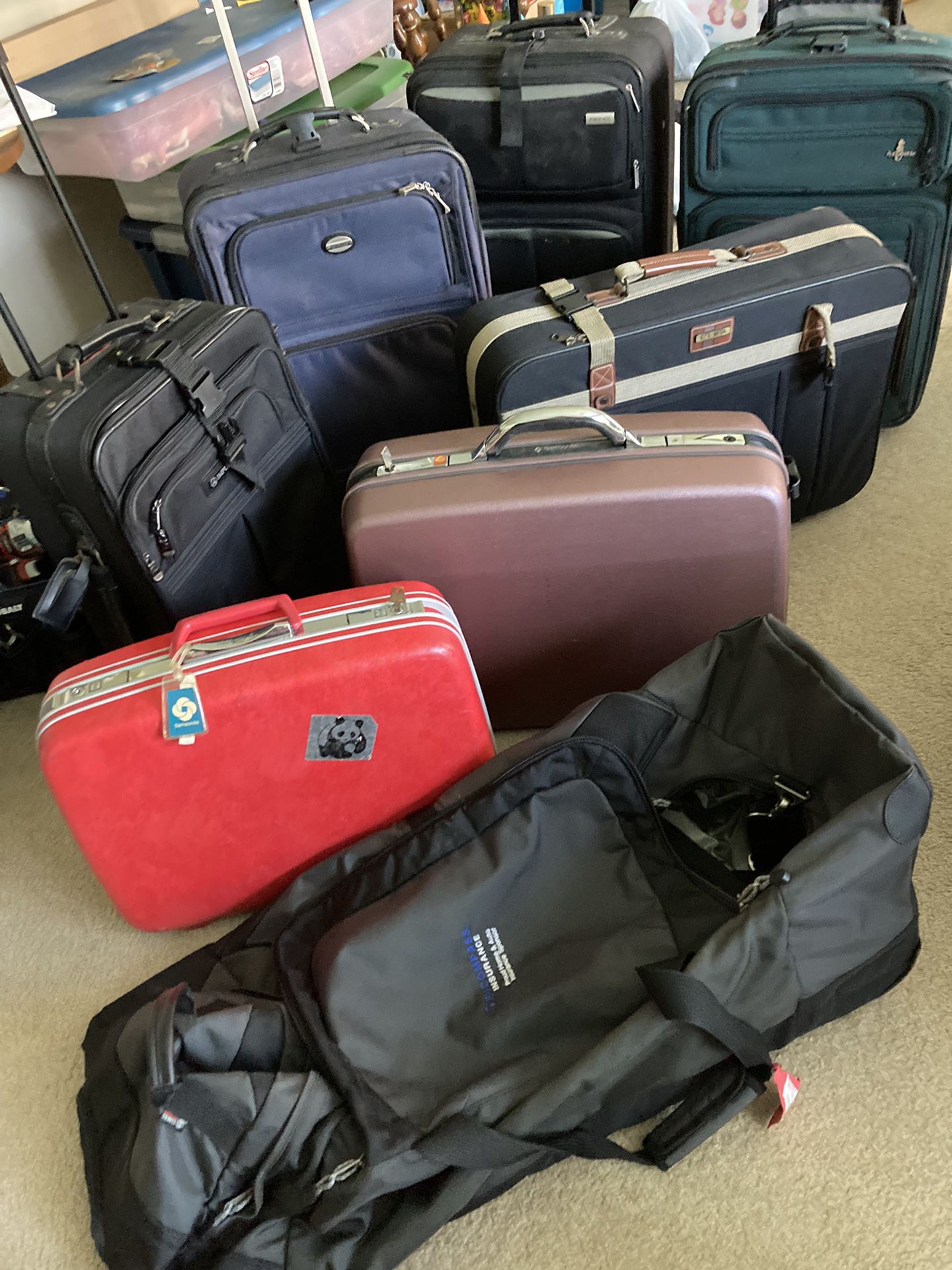Carry-on And Check In Suitcases
