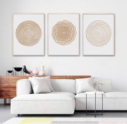 16x24 Inch Set of 3 Wall Art