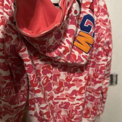BAPE Big ABC Camo Shark Wide Full Zip Double Hoodie 