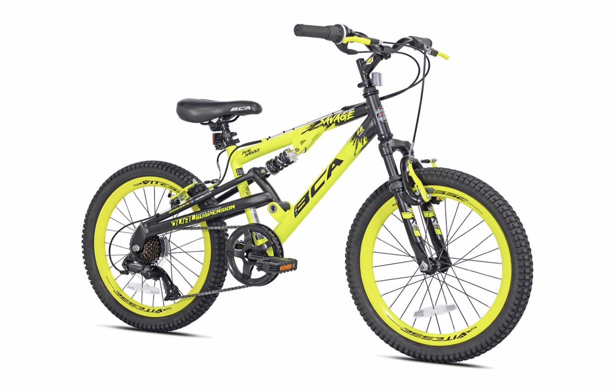 Genesis 20’’ Boys BMX Yellow Savage Bike NEW