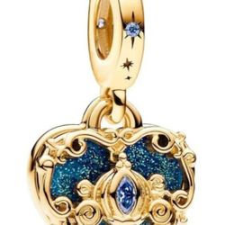 Authentic Pandora Disney Cinderella Coach Dangle Charm