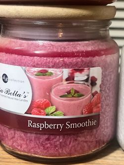 Scented Candle Rasberry Smoothie