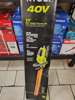 Ryobi 40V 24-Inch Hedge Trimmer Kit