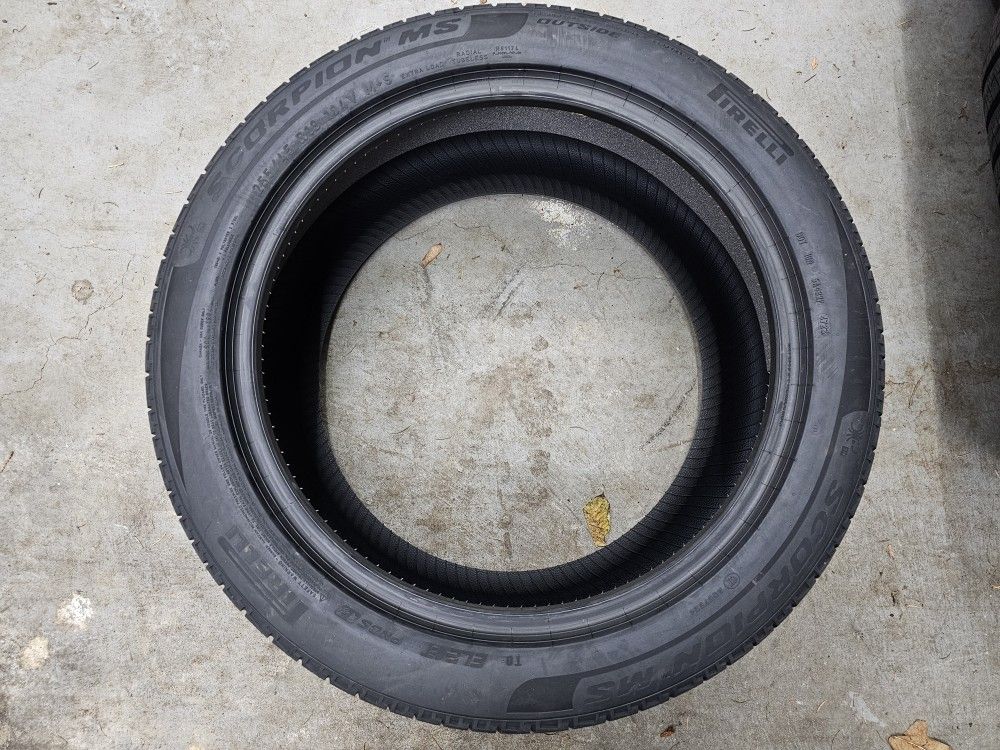 Tesla Model Y Tires - 4x 255/45R19 Pirelli Scorpion MS