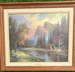 Thomas Kinkade “The Mountains Declare His Glory”