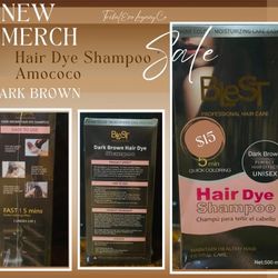Dark Brown Hair Dye Shampoo