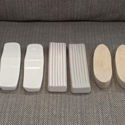 Chopstick Rest Ceramic, Wood, Porcelain, Silicone