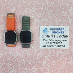 APPLE WATCH SERIES 5 40MM UNLOCKED NEW IN BOX $1 DOWN TODAY REST IN PAYMENTS.NO CREDIT CHECK 