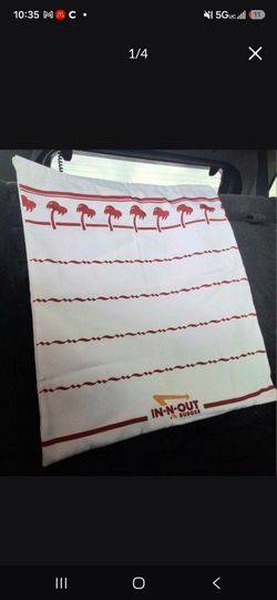 In N Out drawstring bag