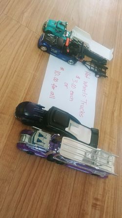 Hotwheels trucks