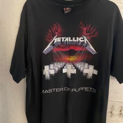 Shirt Metalica Size Xl 1990