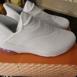 Fabletics New White Performance Sneakers Size 6