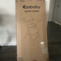 NEW IN BOX Ezebaby High Chair (White) – Never Used 