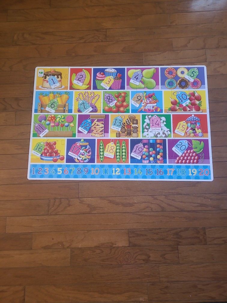 Floor Puzzle Numbers