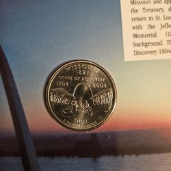 US Quarter Missouri Coin