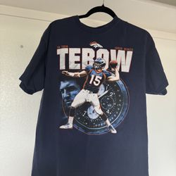 Vintage Tim Tebow Broncos Shirt Size L Reebok 