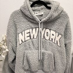 No boundaries women fleece hoodie size XL