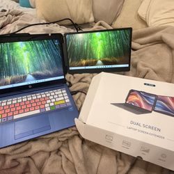 🖥️ Dual Screen Laptop Extender – S1 Mini 12” FHD | Plug & Play