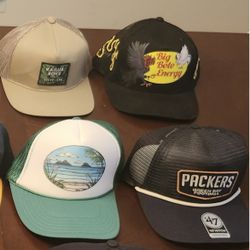 Adjustable Trucker Hats - Hawaii, Kailua Boys, Big Boto, Packers