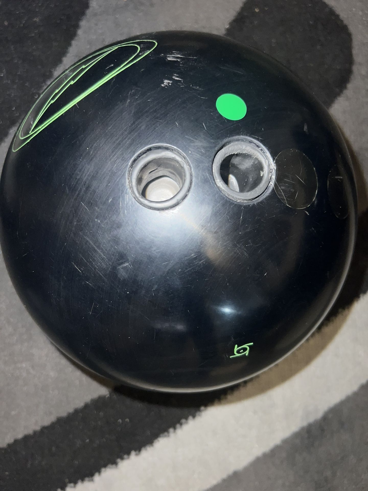 Storm Pitch Black - Urethane Bowling Ball 15lb for Sale in
