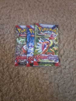 Pokémon Scarlet And Violet Booster Packs