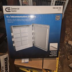 Commercial Electric
15 in. Plastic Telecommunication Enclosure (firm 30$)