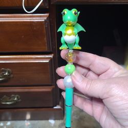 Handmade Dragon Brad Pen Black Ink