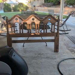 Solid Wood Headboard 
