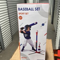 New 3-in-1 Kids tee ball set