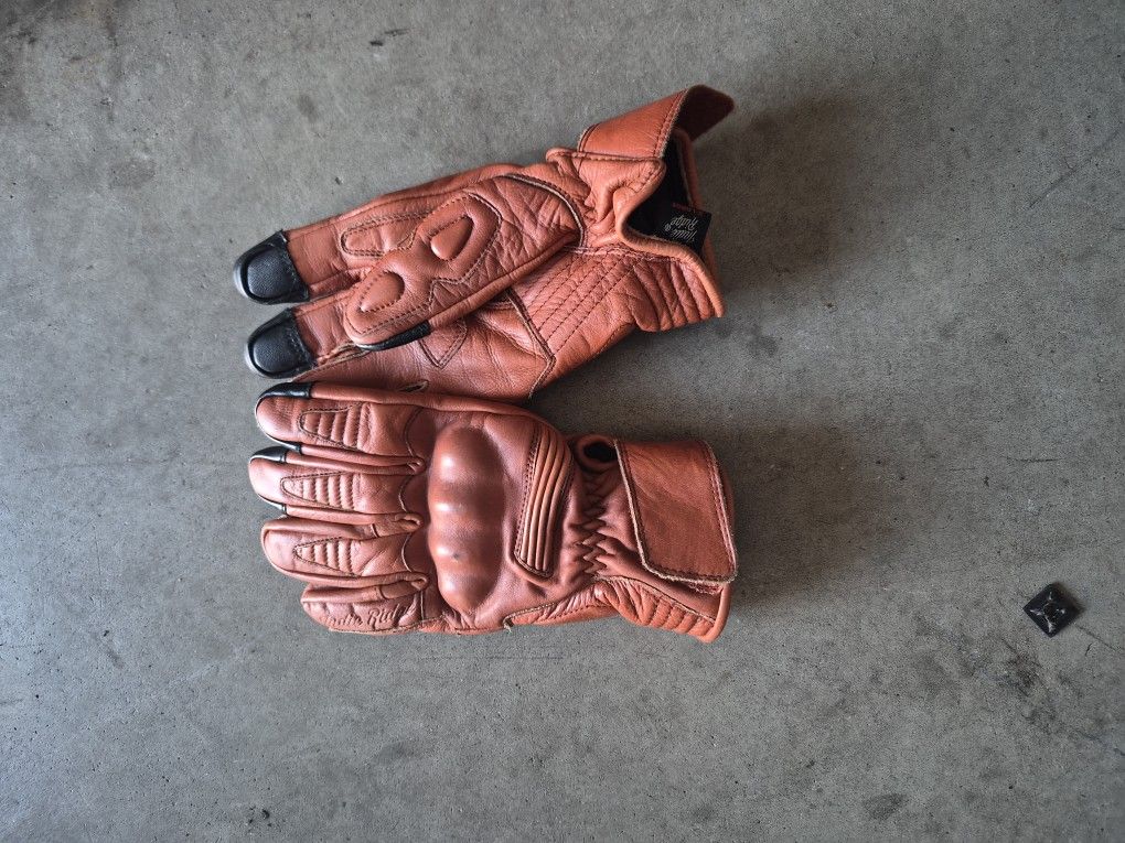 Indie ridge Motorcycle Leather Gloves