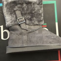 Faux Fur Shearling Style Boots 