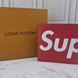 Louis Vuitton x Supreme Wallet. New In Box