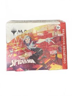 MTG Magic Marvel Spider-Man Collector Booster Box Factory Sealed 12 Packs
