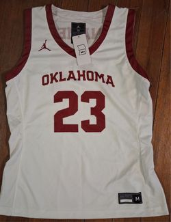 Women's Size Medium Oklahoma Sooners Basketball Jersey 23 New