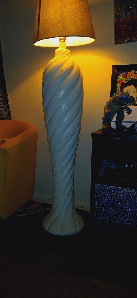 Antique Vintage 5 Foot Lamp Statute...