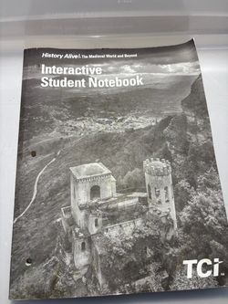 TCI History Alive! The Medieval World and Beyond Interactive Student Notebook 2019